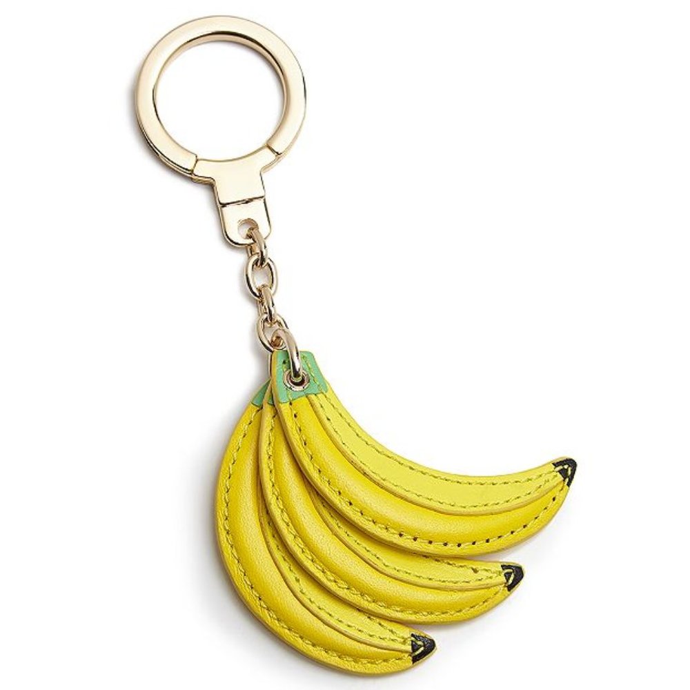 Kate Spade New York Leather Bananas Key Fob